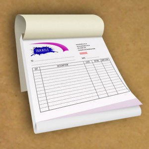 Delivery Note / Invoice  A5 1 Color Printing  1+2 Copy 