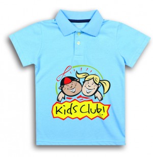 Kids Polo T Shirt With 1 Side Printing