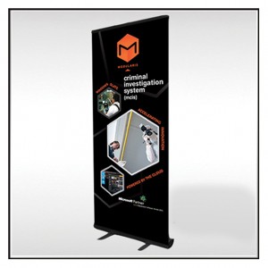 Rollup Stand Black Base 200 X 85 cm