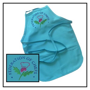 Embroidery On Apron 1 Side 