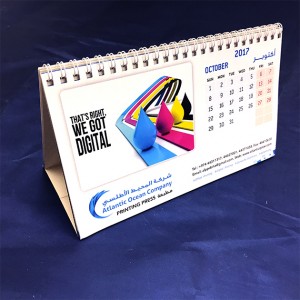 Table Calendar 4 Colour